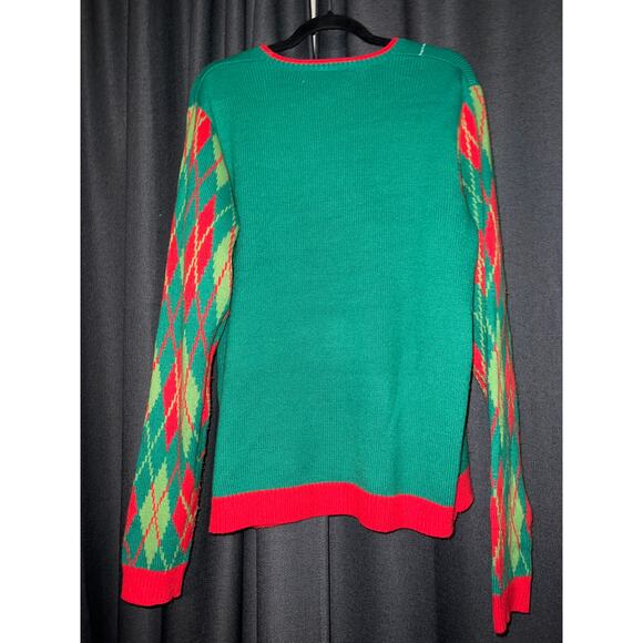 Ugly Christmas Sweater Xmas Size Large Dinosaur - Picture 3 of 3